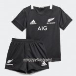 Maillot Enfant Kits Nouvelle-zelande All Blacks Rugby 2019-2020 Domicile