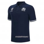 Maillot Polo Ecosse Rugby 2023 Bleu