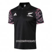 Maillot Polo Nouvelle-zelande All Blacks Maori Rugby 2019 Noir