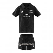 Maillot Enfant Kits All Blacks Rugby 2024 Noir