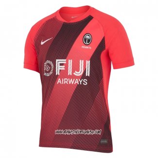 Maillot Fidji 7s Rugby 2023-24 Exterieur Rouge